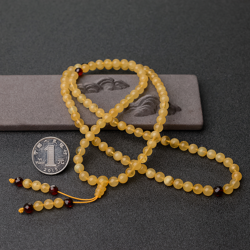 金绞蜜108佛珠-红掌柜