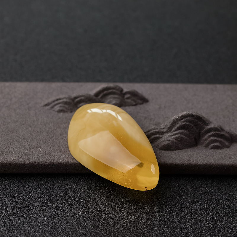 白花蜜随形吊坠-红掌柜