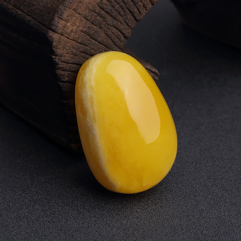 白花蜜蜡随形吊坠-红掌柜