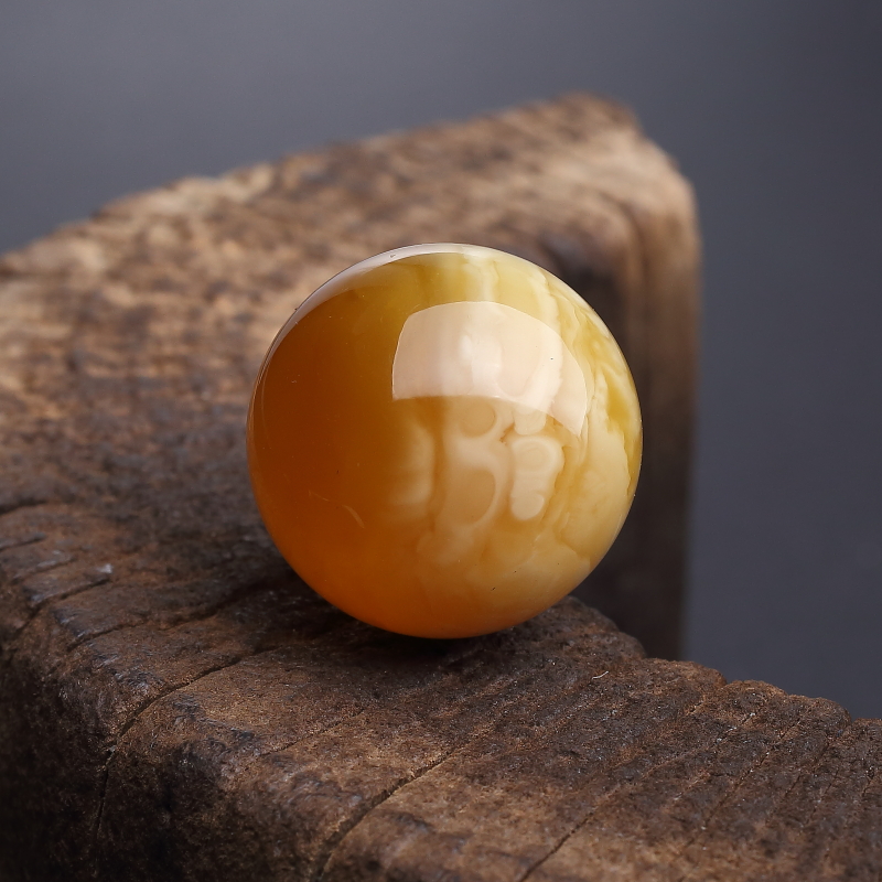 32mm白花蜜蜡圆珠-红掌柜