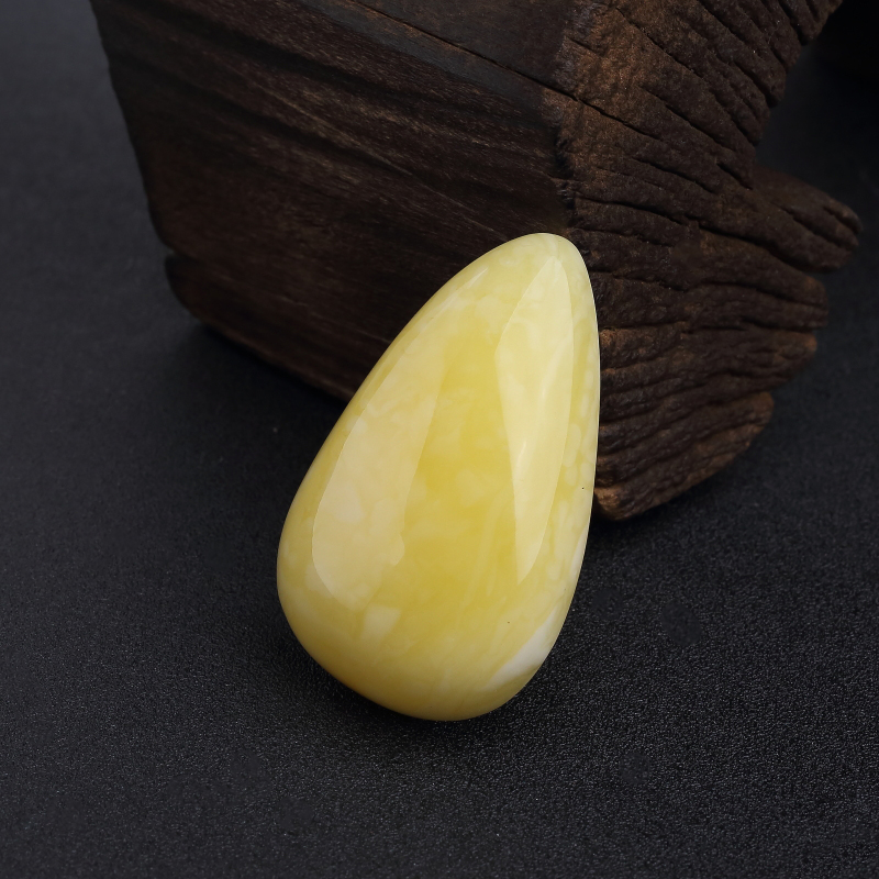 天然鸡油黄蜜蜡随形吊坠-红掌柜