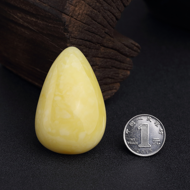 波罗的海鸡油黄蜜蜡吊坠-红掌柜