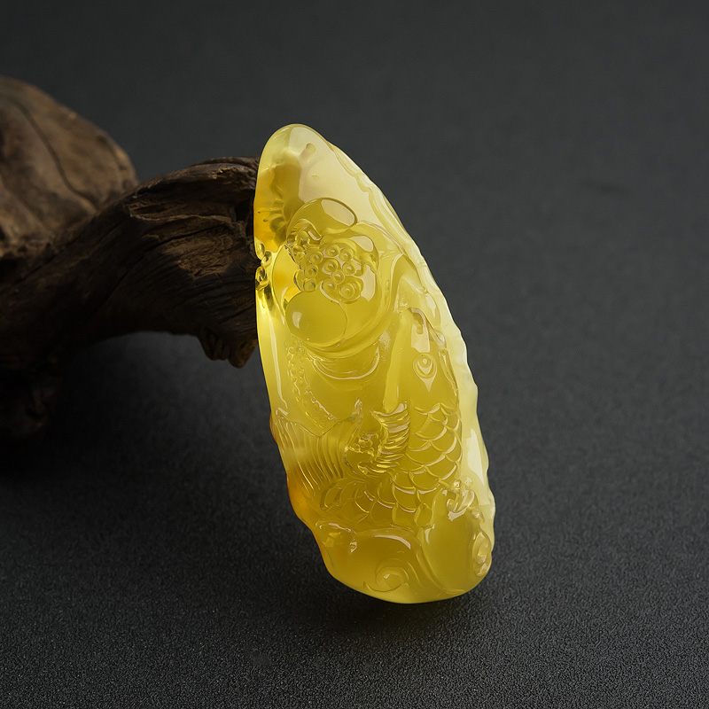 带皮鸡油黄金绞蜜连年有余-红掌柜 