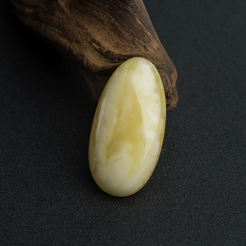 波罗的海白花蜜蜡随形吊坠-红掌柜