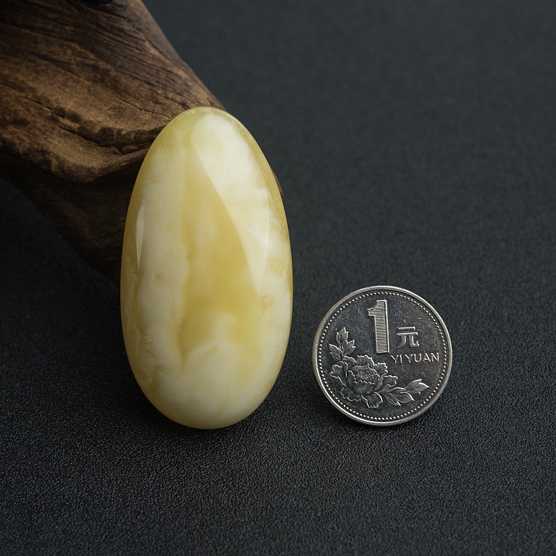 白花蜜蜡吊坠-红掌柜