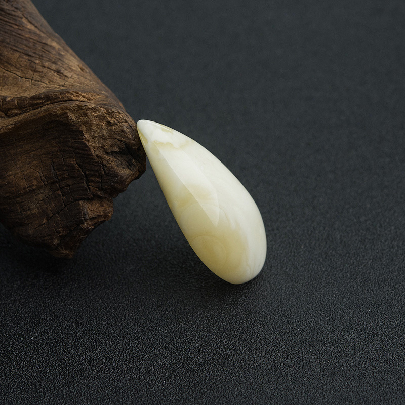 波罗的海天然象牙白白蜜吊坠-红掌柜