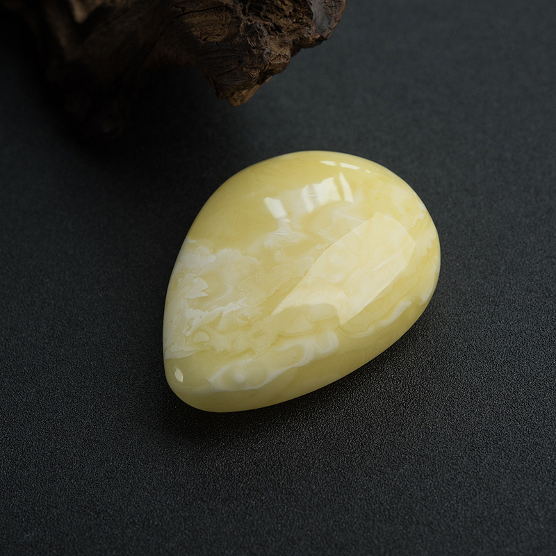 波罗的海白花蜜蜡吊坠-红掌柜