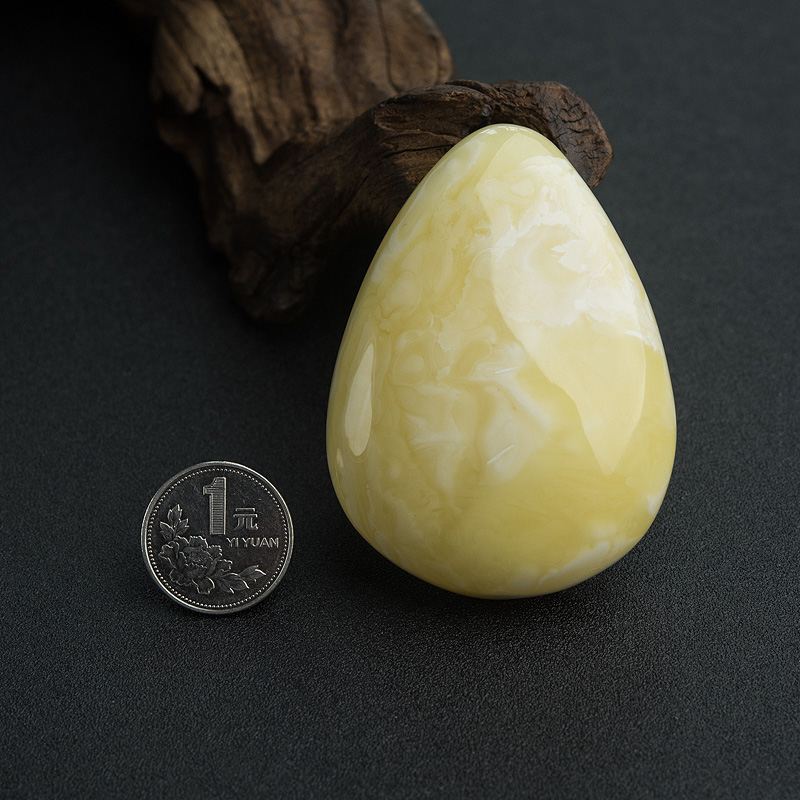 白花蜜蜡吊坠-红掌柜