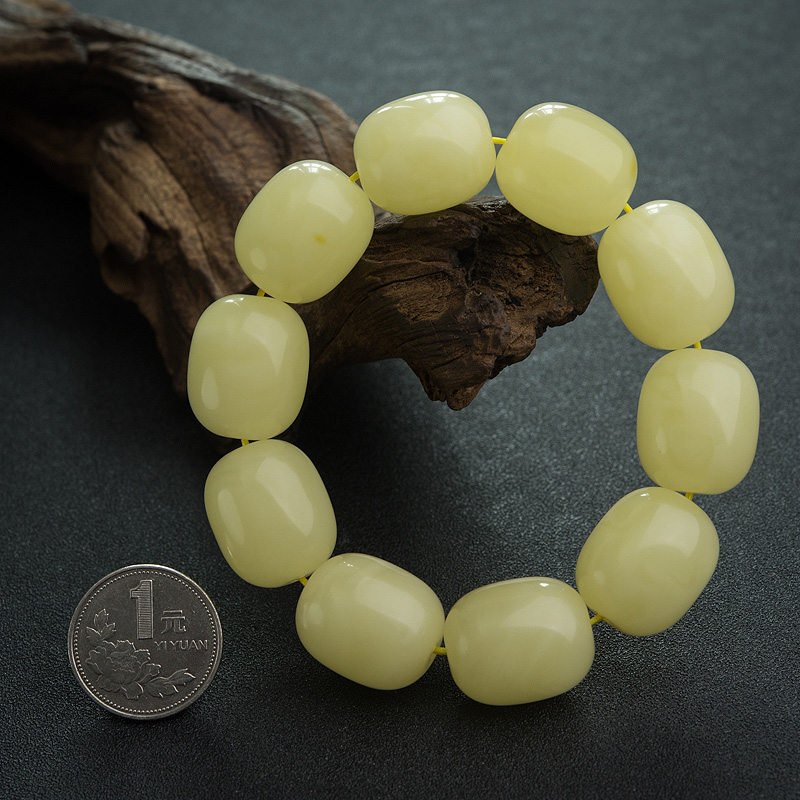 天然蜜蜡手串-红掌柜