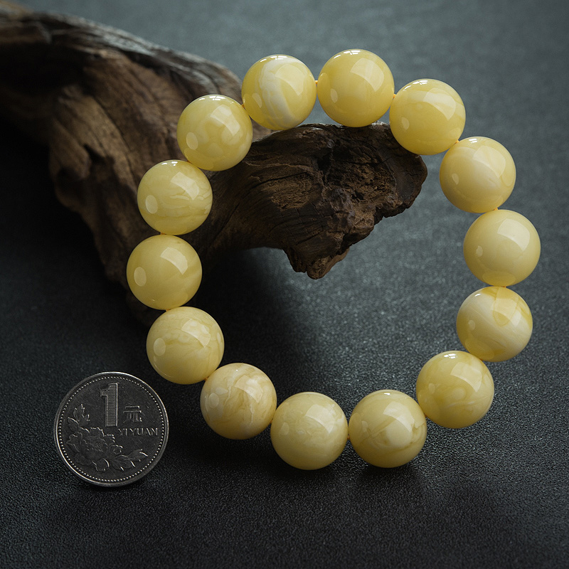 波罗的海蜜蜡手串-红掌柜