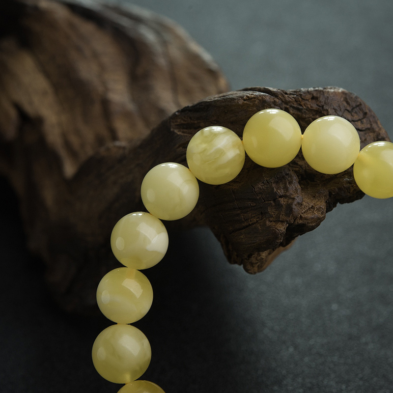 天然蜜蜡手串-红掌柜