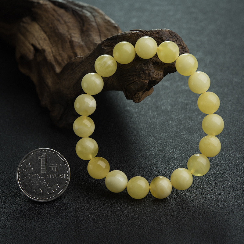 天然蜜蜡手串-红掌柜