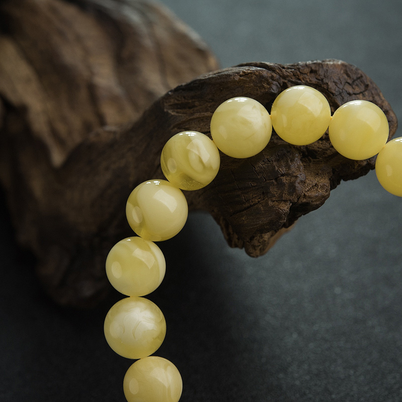 天然蜜蜡手串-红掌柜