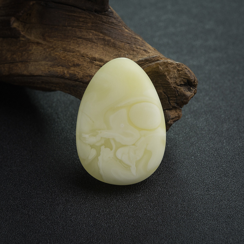 天然蜜蜡随形吊坠-红掌柜