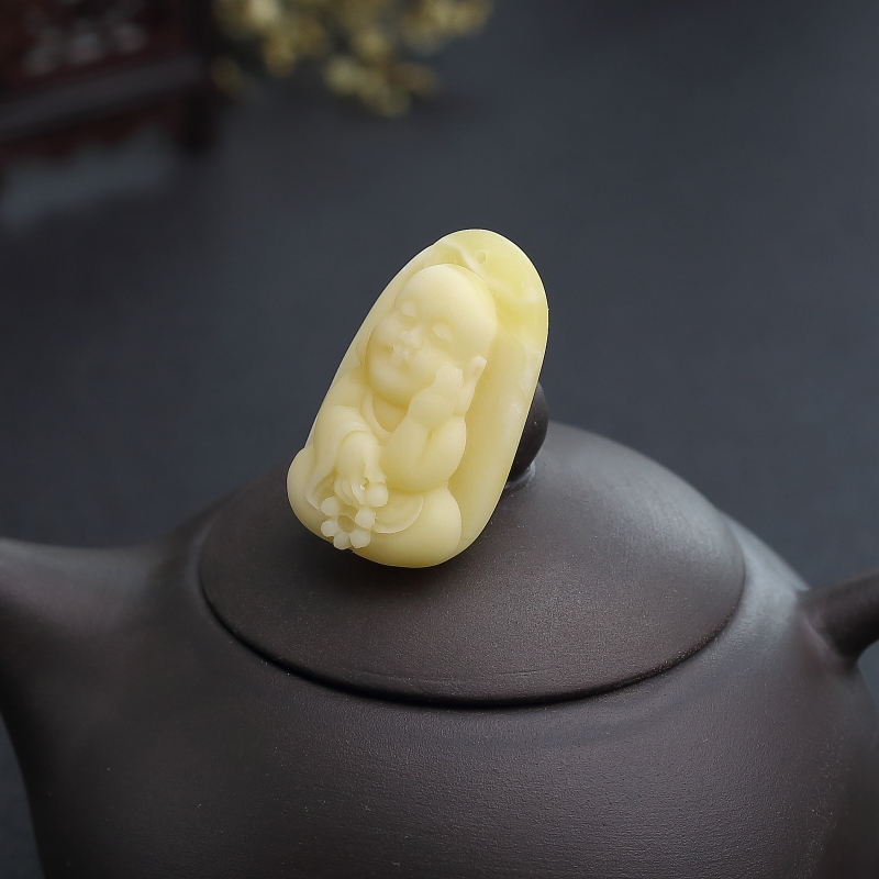波罗的海白蜜小沙弥吊坠-红掌柜