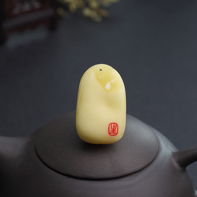 波罗的海天然白蜜吊坠-红掌柜