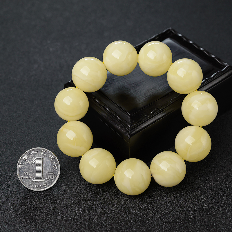 蜜蜡手串-红掌柜