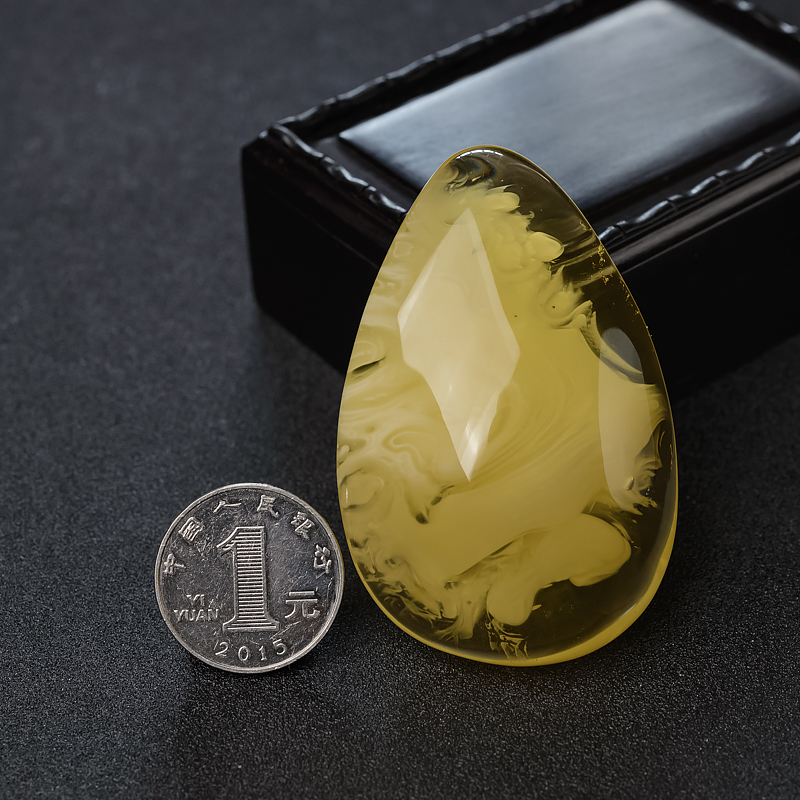 蜜蜡吊坠-红掌柜