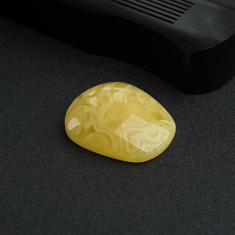 波罗的海天然白花蜜蜡吊坠-红掌柜