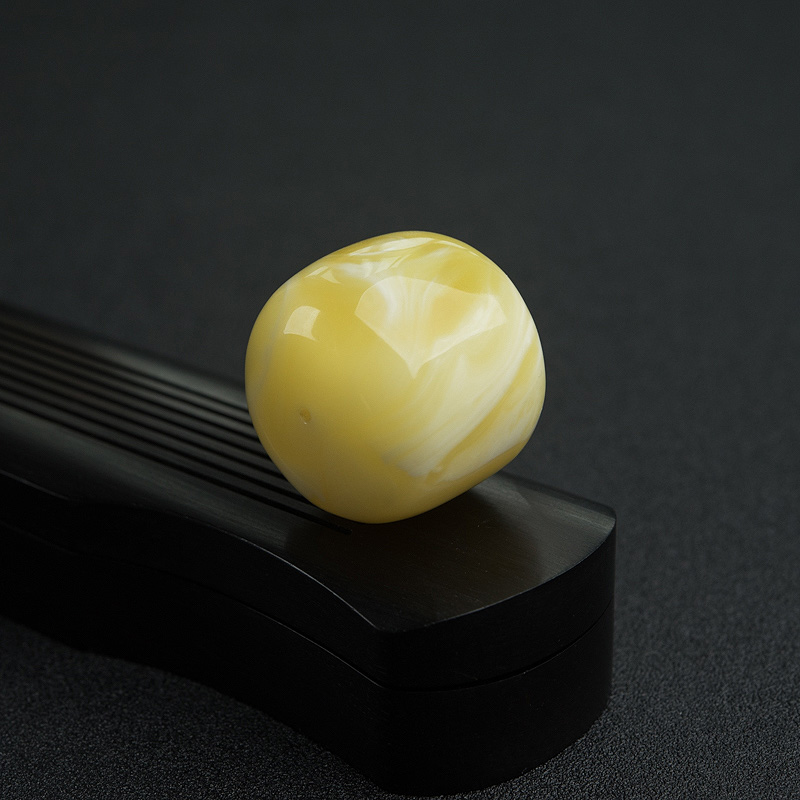 白花蜜蜡桶珠-红掌柜