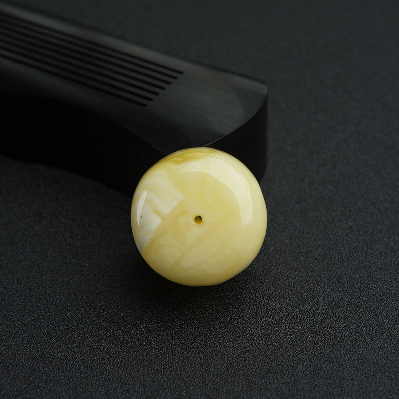 波罗的海蜜蜡桶珠-红掌柜