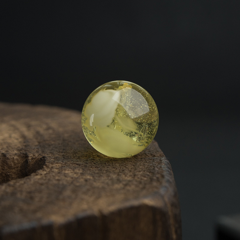 波罗的海鸡油黄金绞蜜蜜蜡圆珠-红掌柜