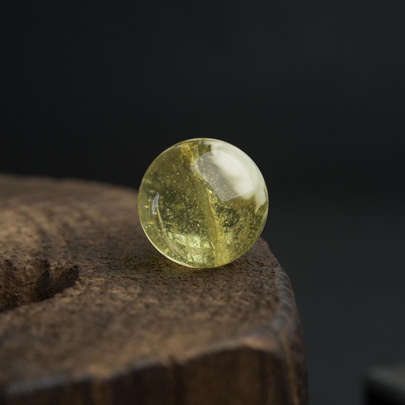 波罗的海天然金绞蜜蜜蜡圆珠-红掌柜