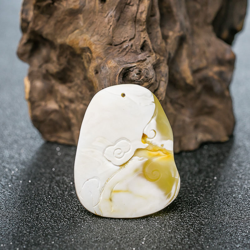 波罗的海天然蜜蜡一念之间吊坠-红掌柜