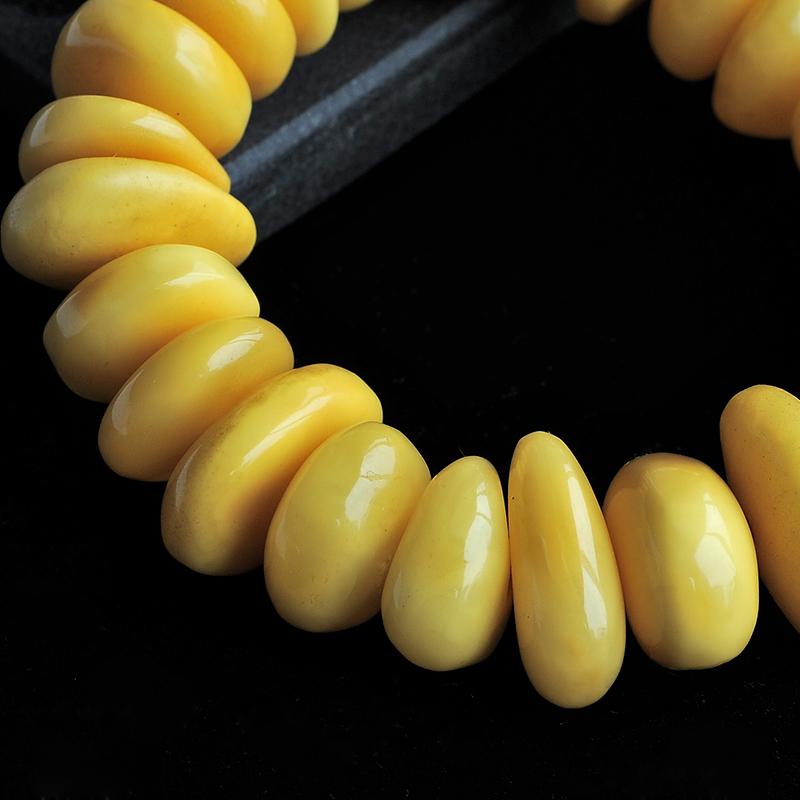 波罗的海平安扣蜜蜡手串-红掌柜