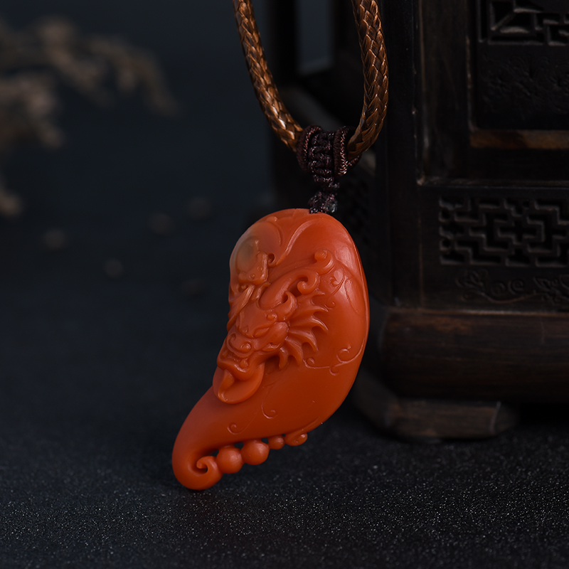 保山南红吊坠-红掌柜