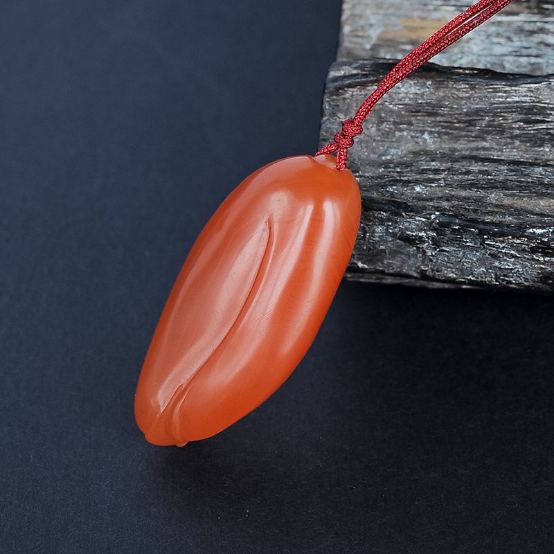 联合料南红花件挂坠-红掌柜