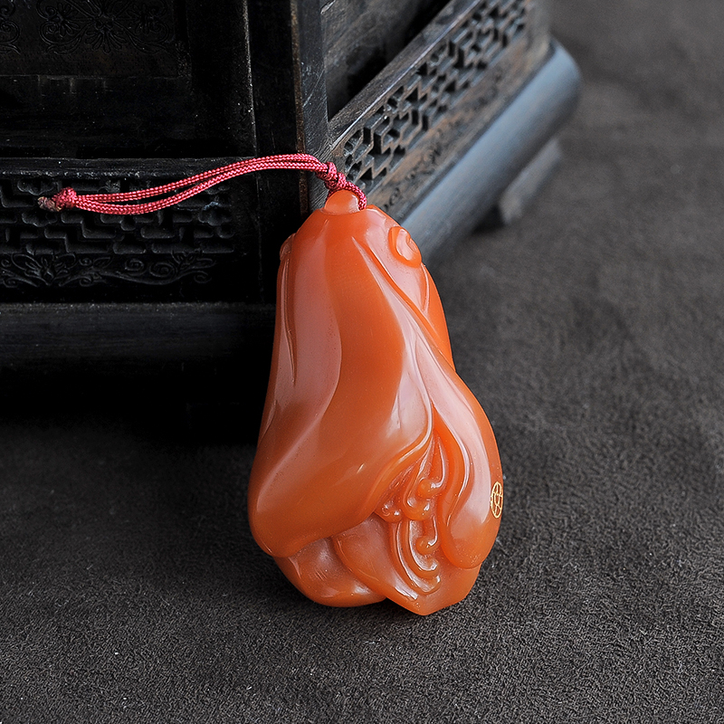 南红花件-红掌柜