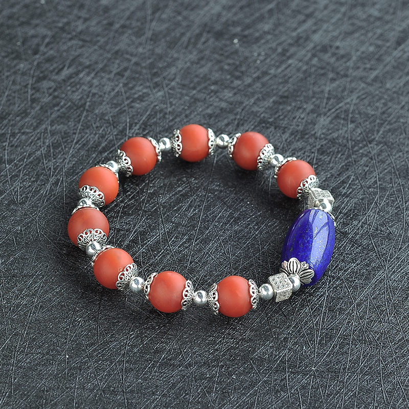 保山南红单圈手串-红掌柜