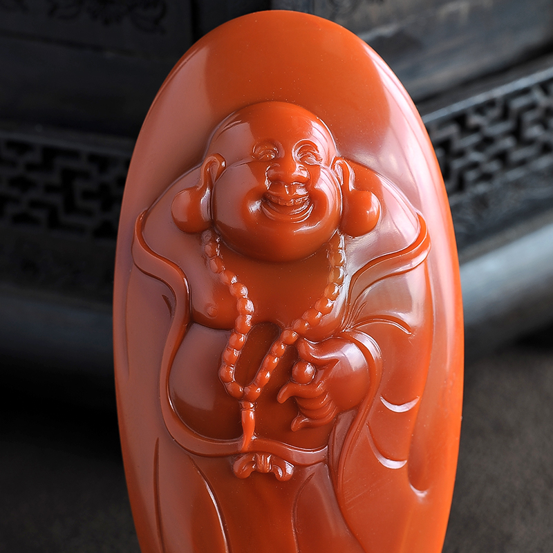 弥勒佛吊坠-红掌柜