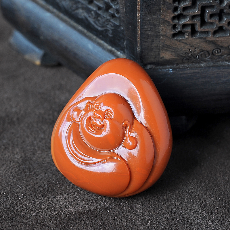 苏工弥勒佛挂件-红掌柜