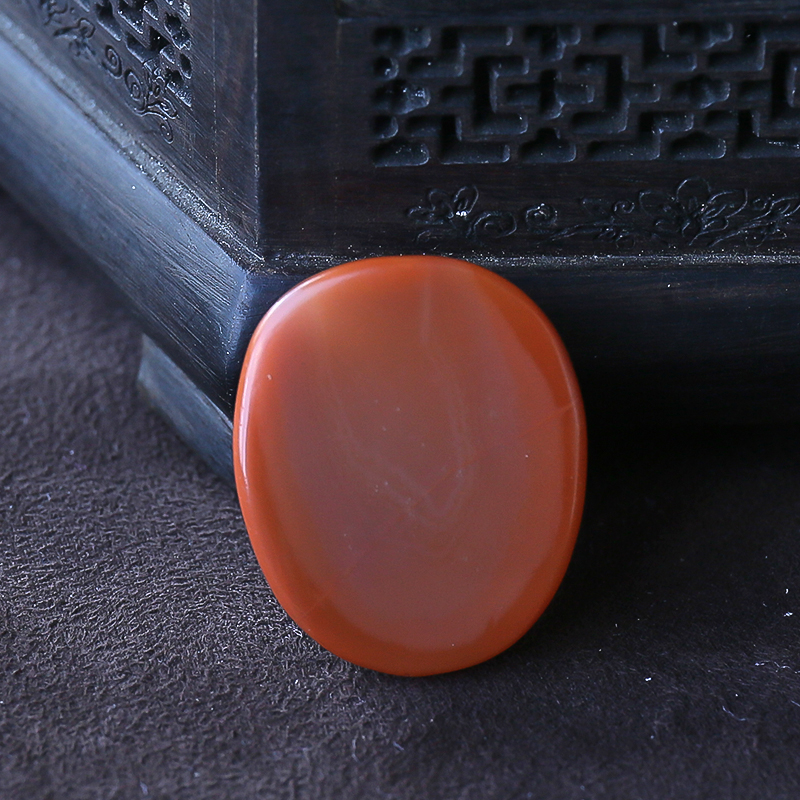 川料南红牡丹花开吊坠-红掌柜