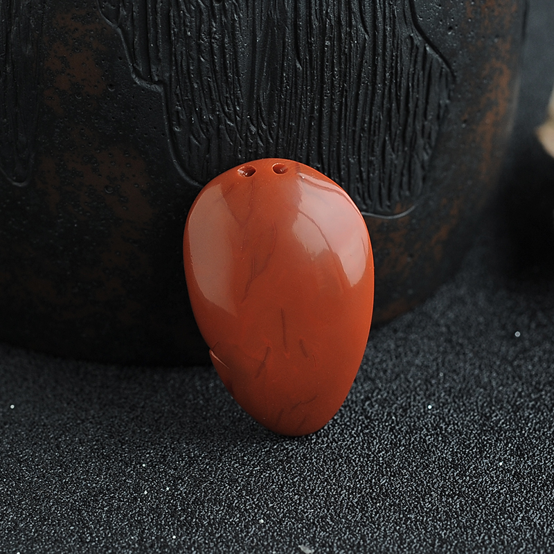 川料南红挂件-红掌柜