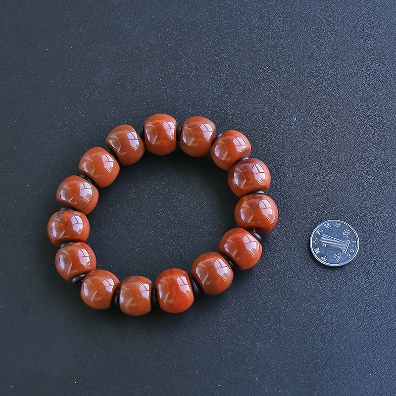 川料南红念珠-红掌柜