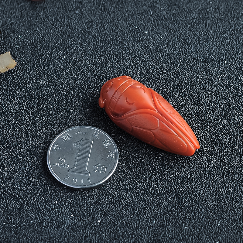 苏工南红挂件-红掌柜