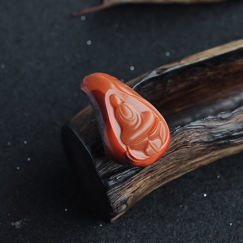 南红挂坠件-红掌柜