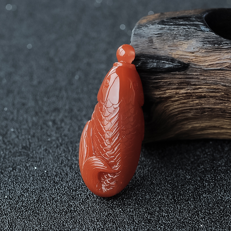 南红挂坠-红掌柜