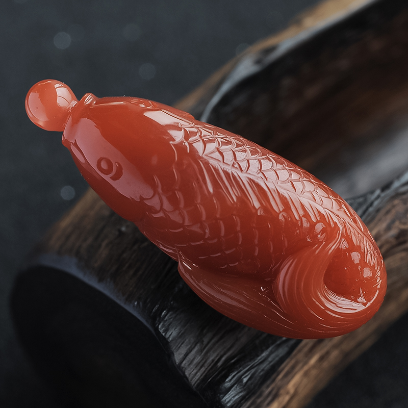 南红挂件-红掌柜