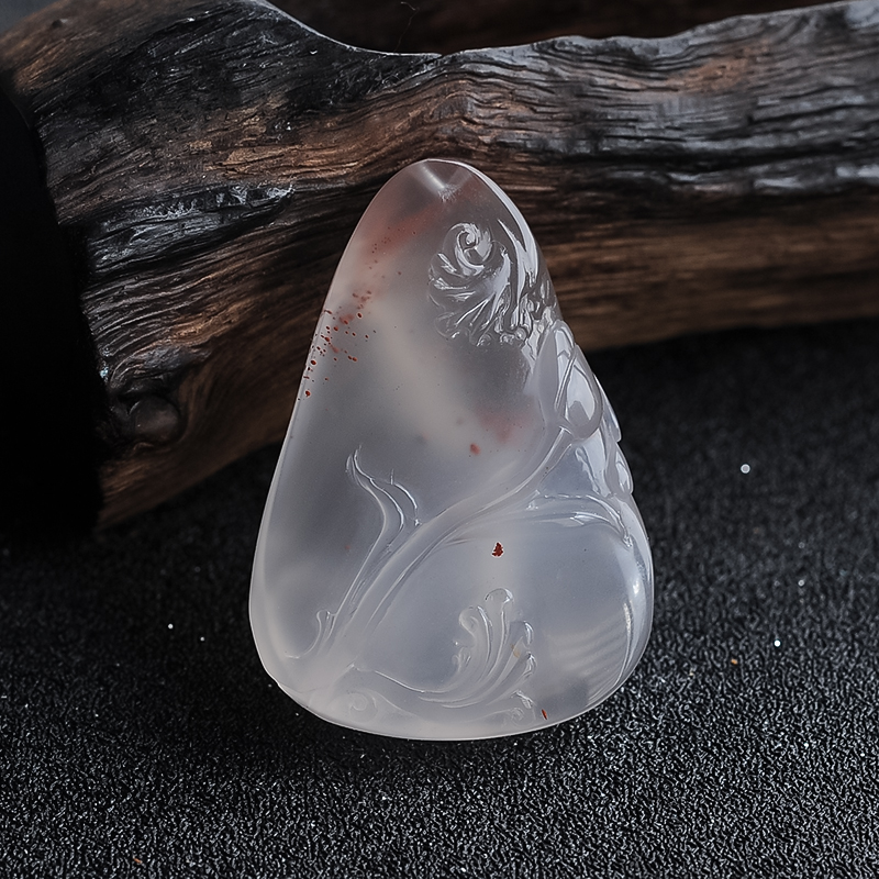 南红观音挂件-红掌柜