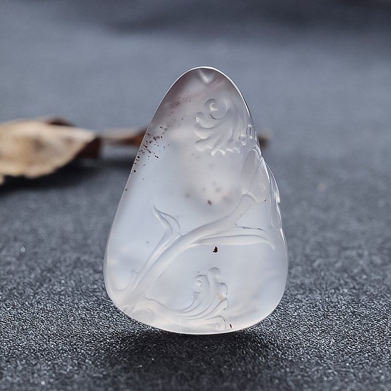 冰飘南红挂坠-红掌柜