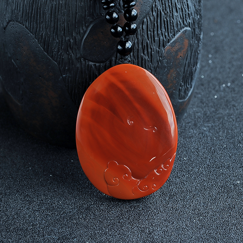 川料南红挂件-红掌柜