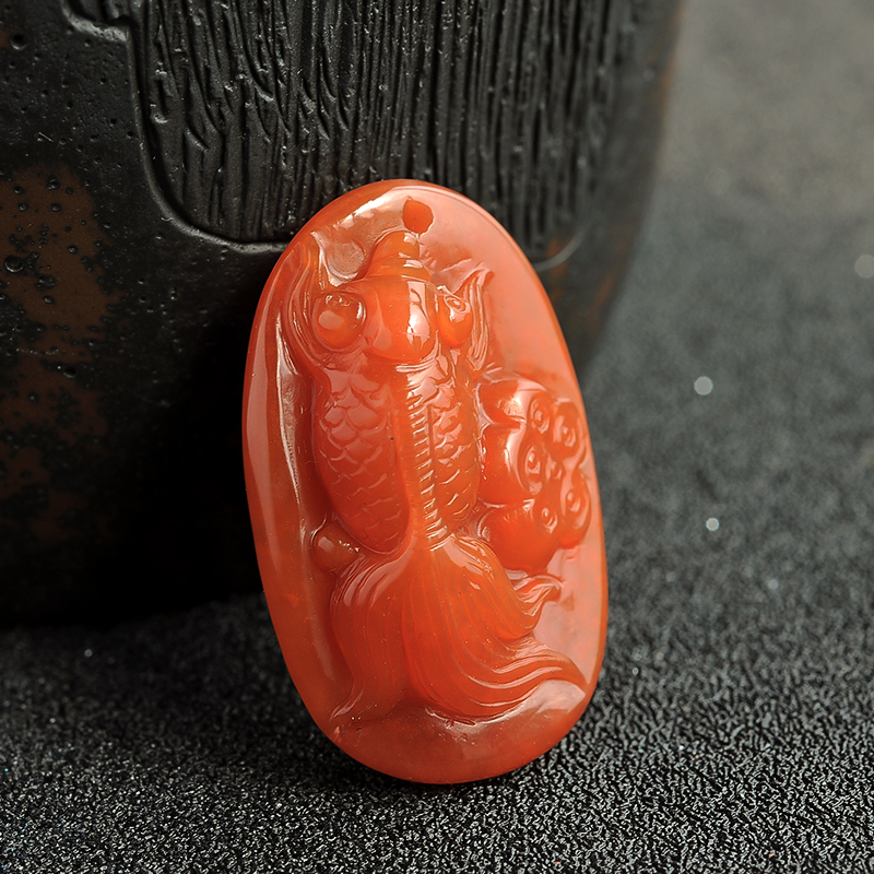 南红挂坠 - 红掌柜珠宝