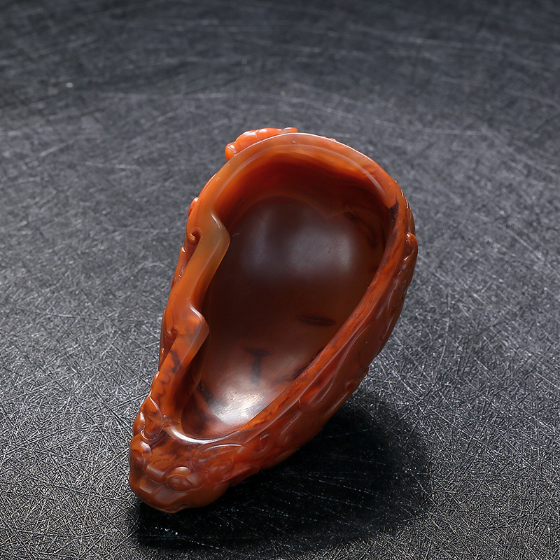 川料南红龙凤杯-红掌柜