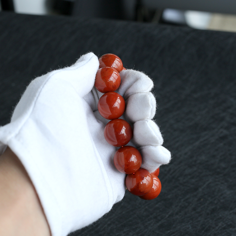 川料南红单圈 - 红掌柜珠宝