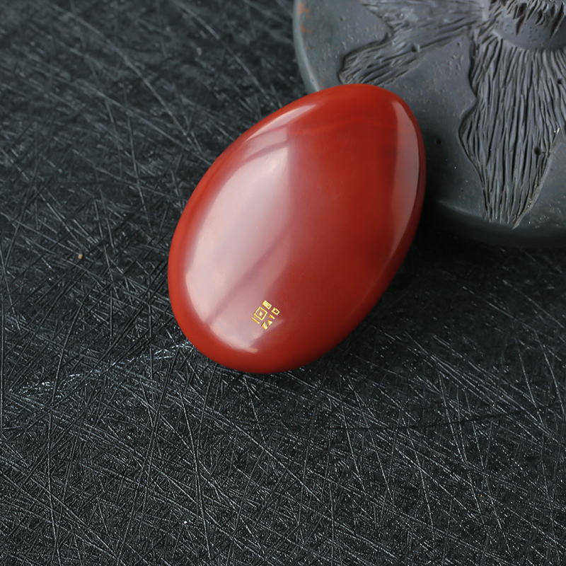 九口南红弥勒佛挂件-红掌柜