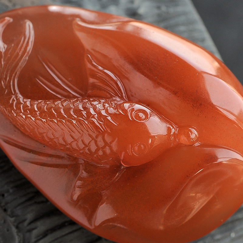 樱桃红南红挂件 - 红掌柜珠宝